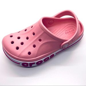 CROCS Pink Bayaband Clog Child Size C11 New w/tags